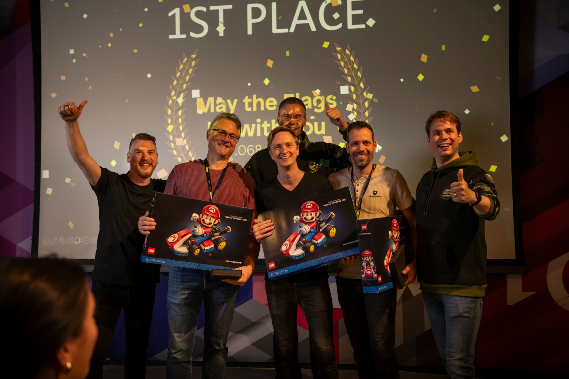 May the Flags be with you! Terechte winnaars!