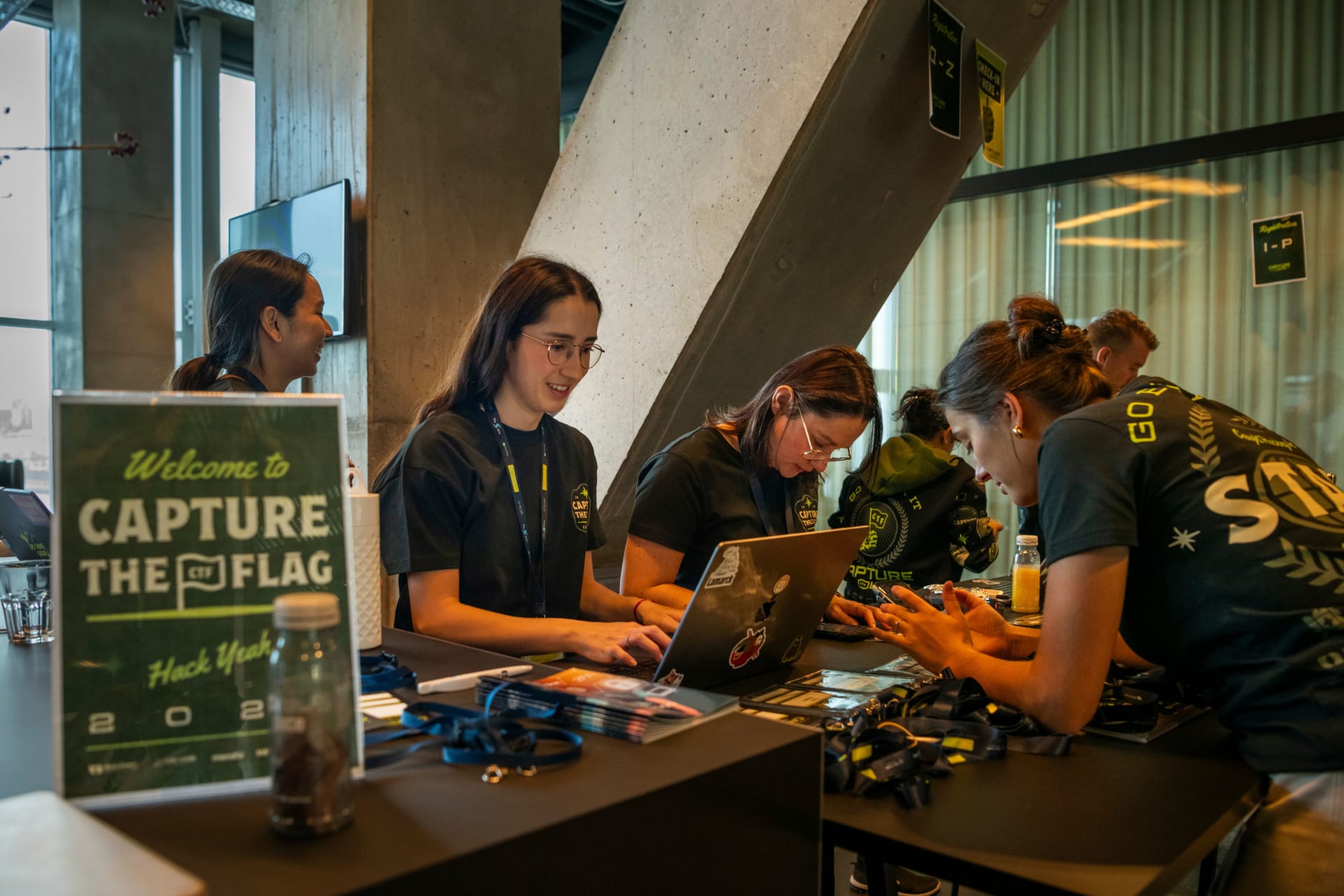 Het CTF welkomst comite