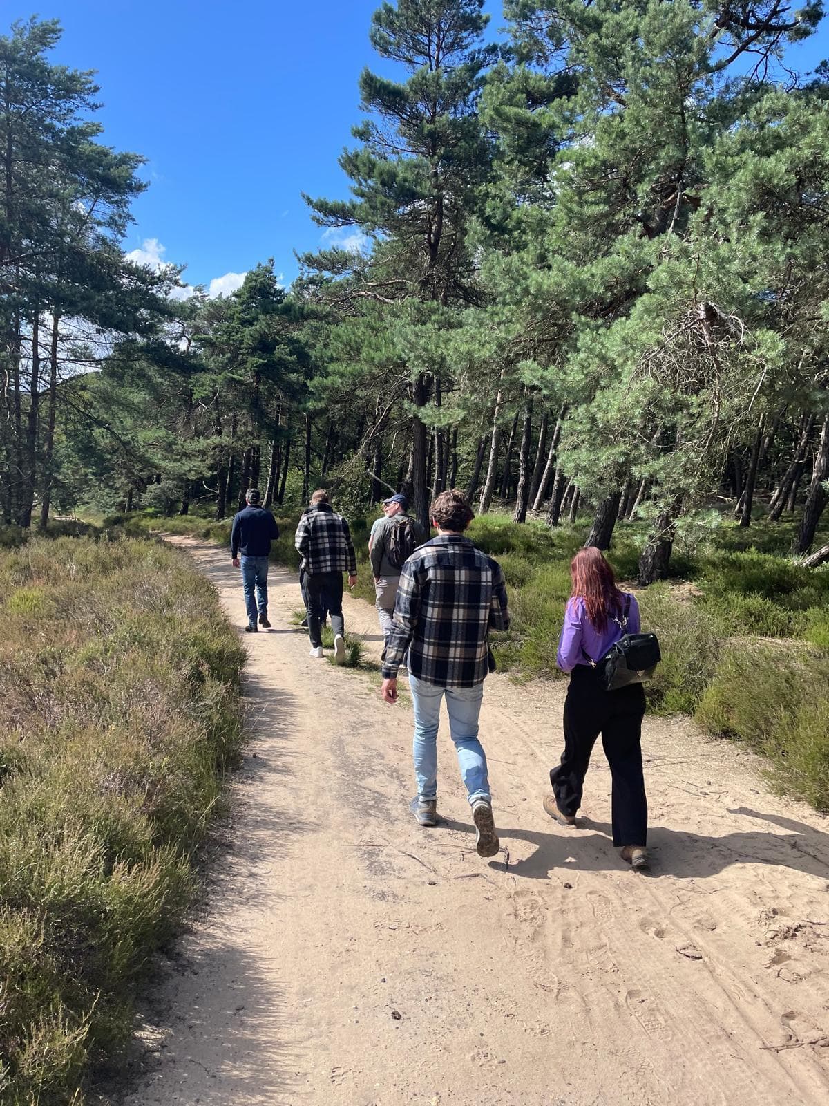 Quarterly wandelen met het team